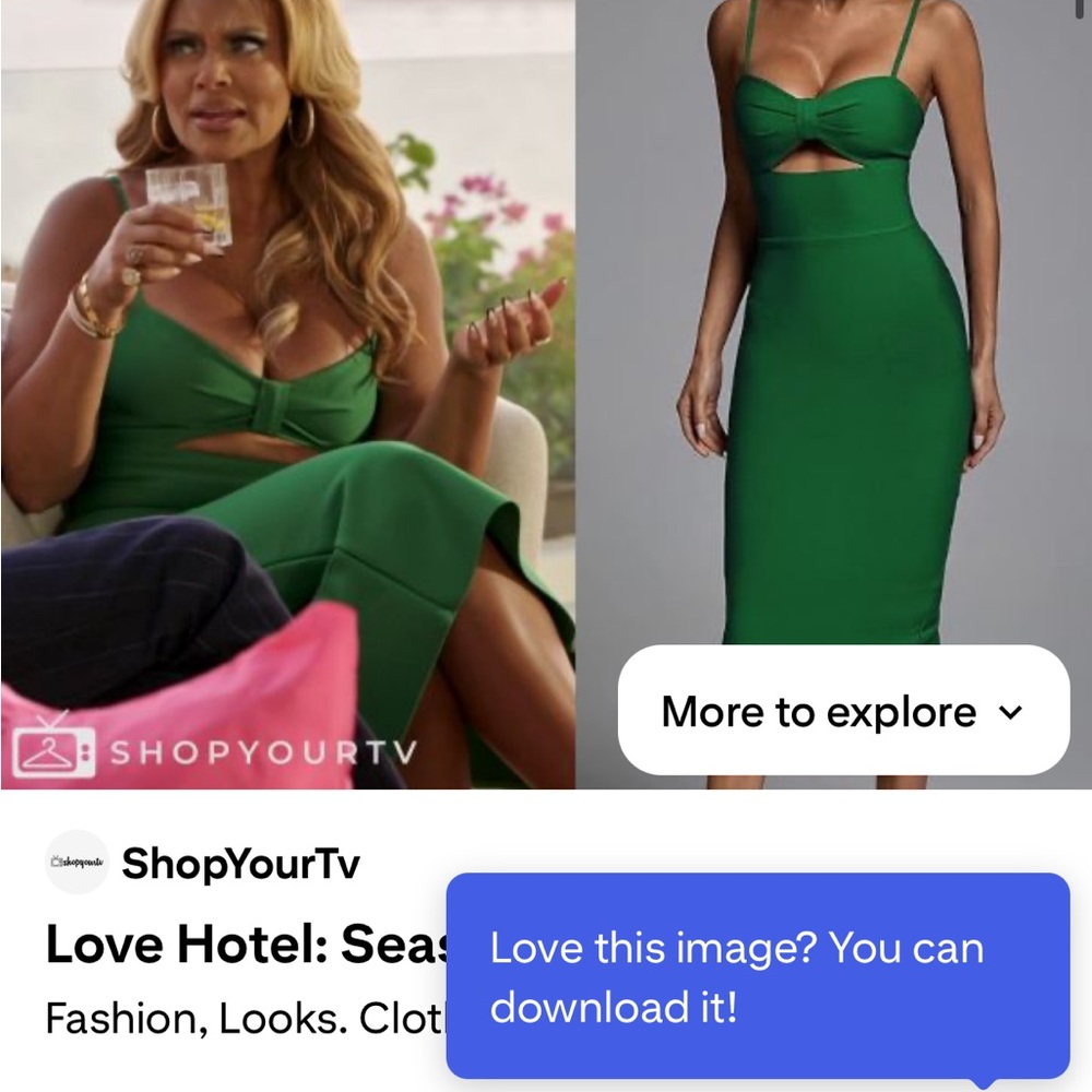 Belly Bandit Green Dress
